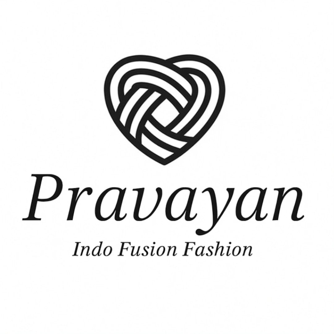 Logo of Pravayan with a heart-shaped design on a white background